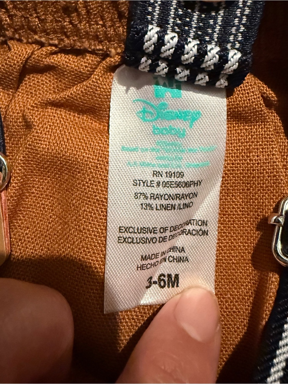 Disney Baby Winnie the Pooh Suspender Outfit Set 3-6M NWT - Picture 7 of 10